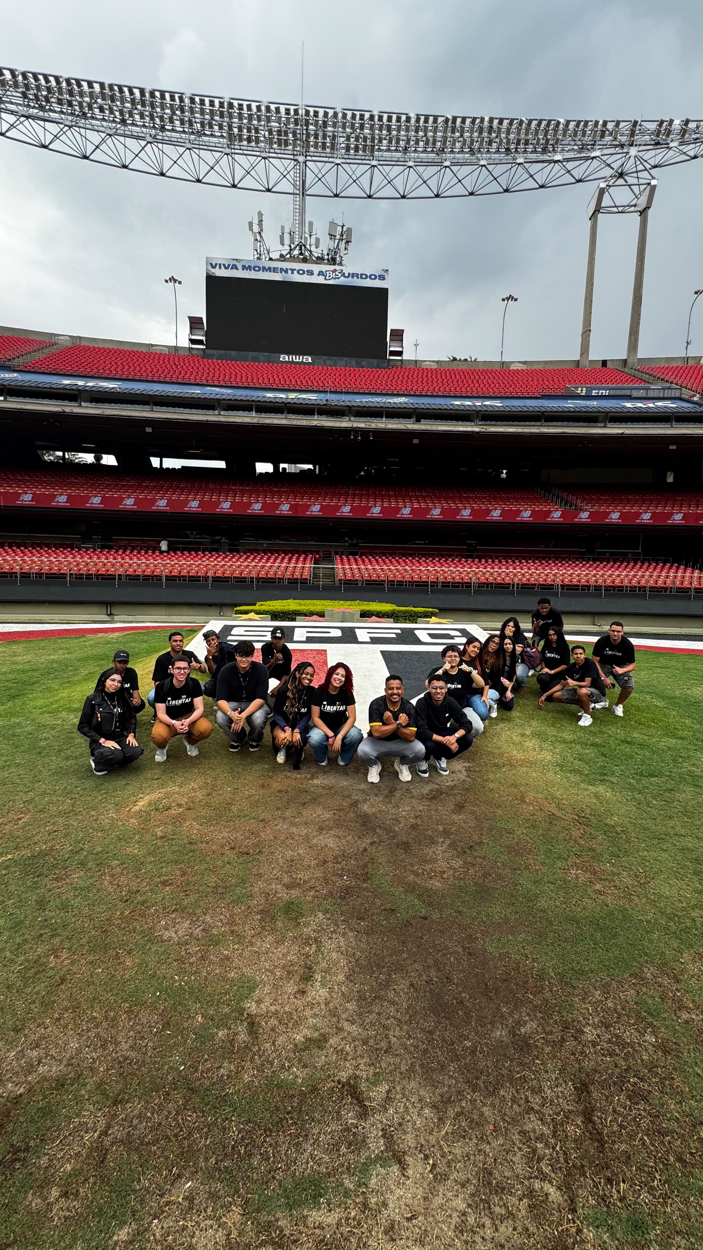 Equipe do Libertar visita o Morumbi em tour especial